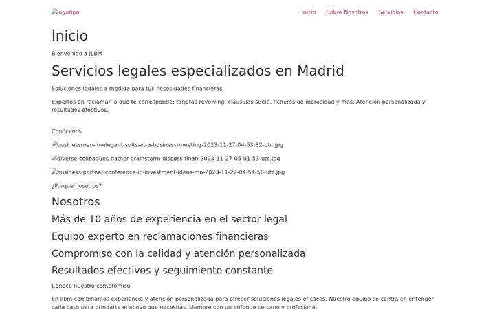 Screenshot of jlbm.es