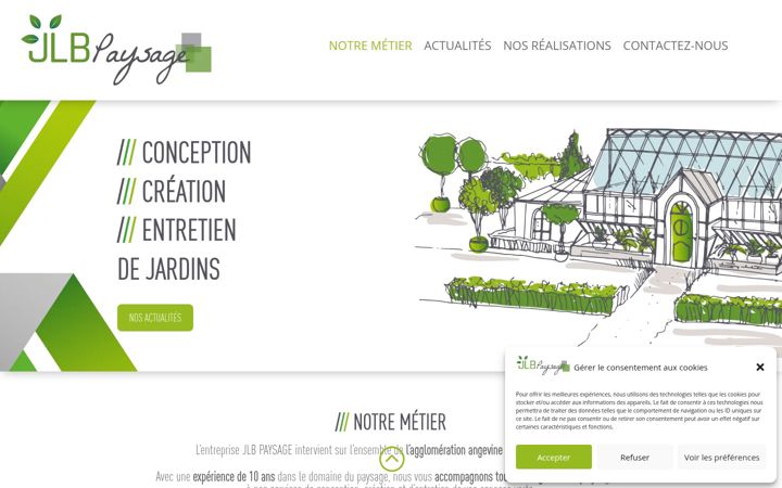 Screenshot of jlbpaysage.fr