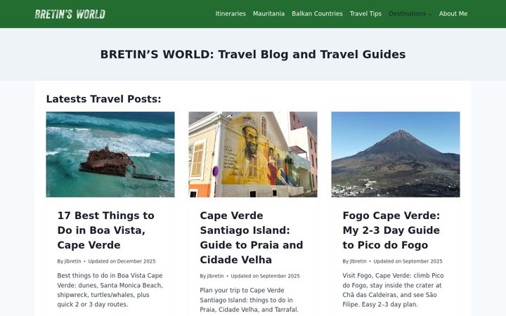 Screenshot of jlbretin.com