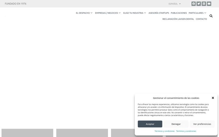 Screenshot of jlcasajuanaabogados.com