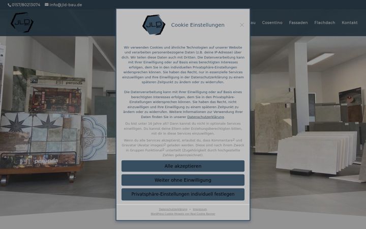 Screenshot of jld-bau.de
