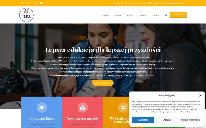 Screenshot of jlda.eu