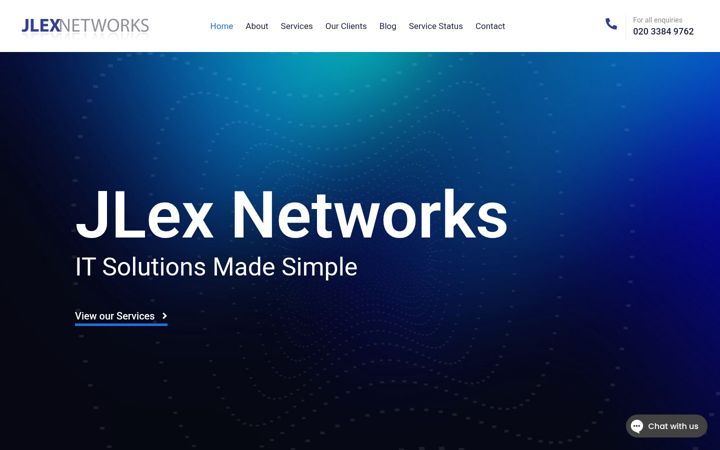 Screenshot of jlex.uk