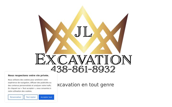 Screenshot of jlexcavation.com