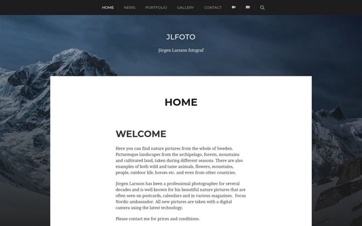 Screenshot of jlfoto.com
