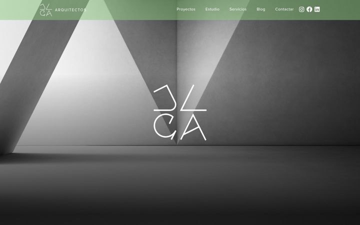 Screenshot of jlgarquitectos.es