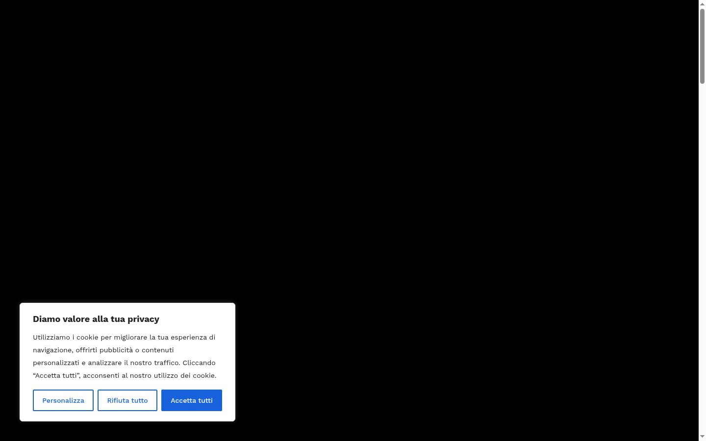 Screenshot tal-banner tal-kunsens muri qabel kwalunkwe interazzjoni