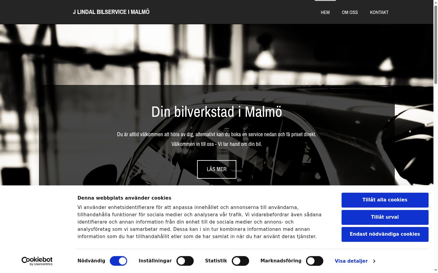 Screenshot tal-banner tal-kunsens muri qabel kwalunkwe interazzjoni