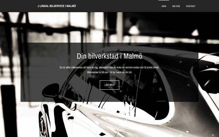 Screenshot of jlindal.se