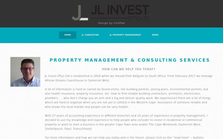 Screenshot of jlinvest.co.za