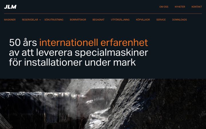 Screenshot of jlm.se