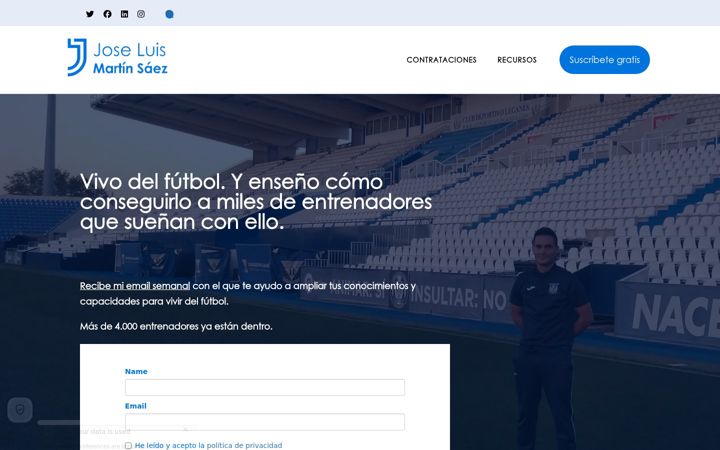 Screenshot of jlmartinsaez.com