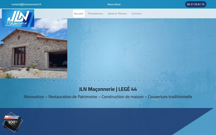 Screenshot of jln-maconnerie.fr