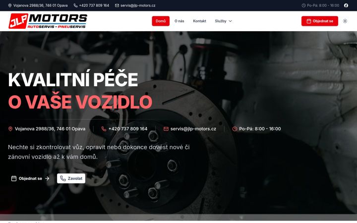 Screenshot of jlp-motors.cz