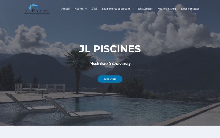 Screenshot of jlpiscines.com