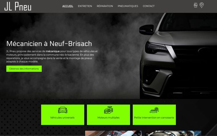 Screenshot of jlpneu.fr