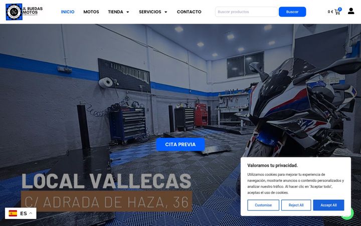 Screenshot of jlruedasmotos.es