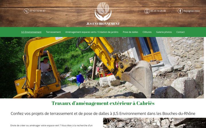 Screenshot of jls-environnement.fr