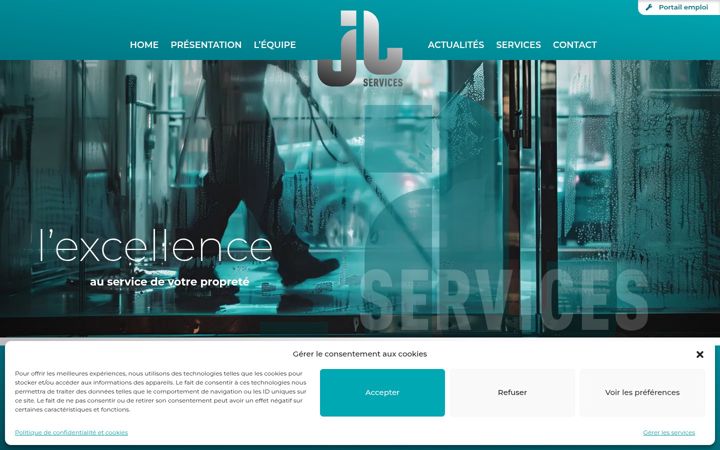 Screenshot of jlservices.ch