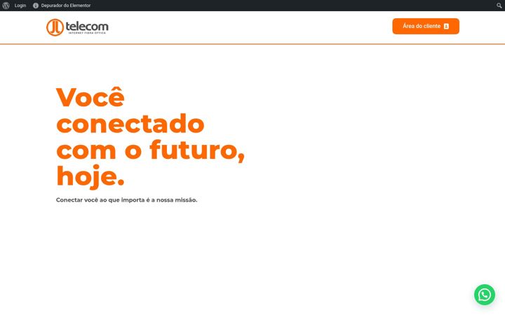 Screenshot of jltelecomrn.com.br