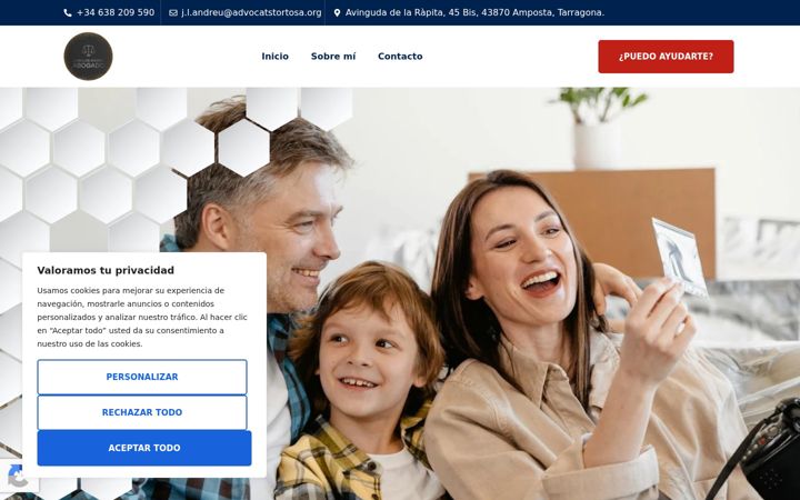Screenshot of jluisandreuabogado.com