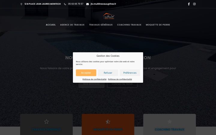 Screenshot of jlv-multitravaux.fr
