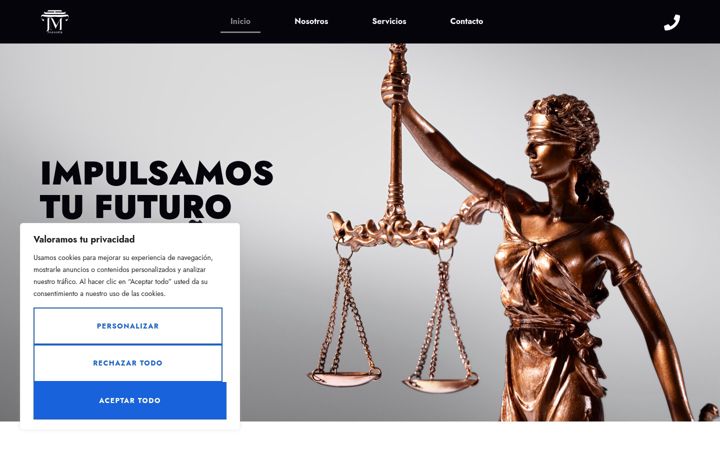 Screenshot of jm-asesoria.com