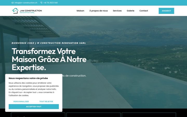 Screenshot of jm-construction.ch