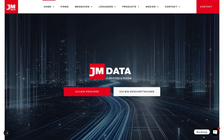 Captură de ecran a jm-data.at