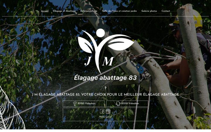 Screenshot of jm-elagageabattage-83.fr