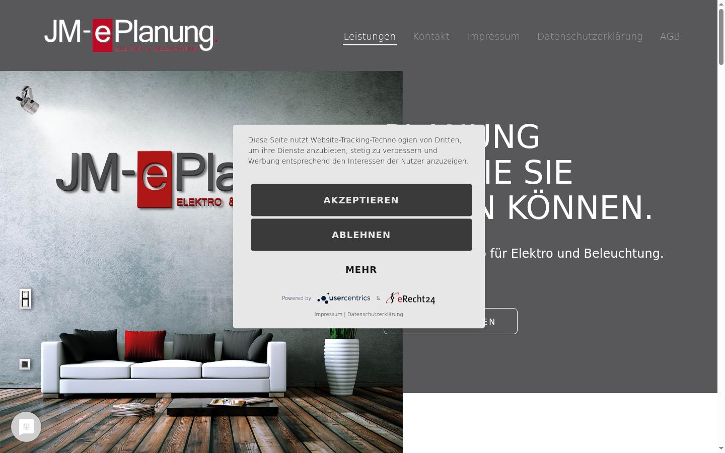 Screenshot tal-banner tal-kunsens muri qabel kwalunkwe interazzjoni