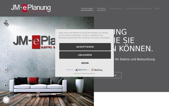 Screenshot of jm-eplanung.de