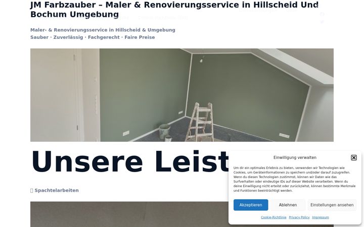 Screenshot of jm-farbzauber.de