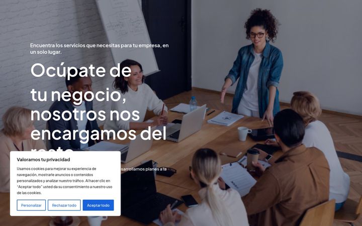 Screenshot of jm-grupo.com