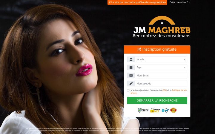 Screenshot of jm-maghreb.com