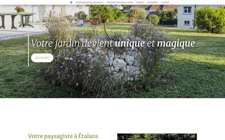 Screenshot of jm-paysage.com