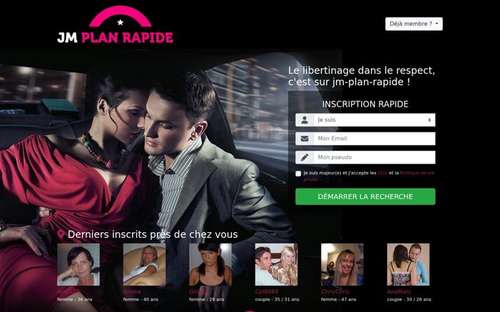 Screenshot of jm-plan-rapide.com