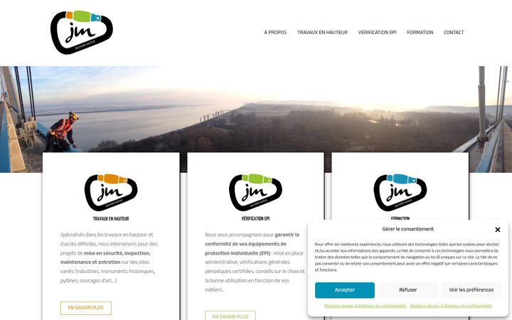 Screenshot of jm-solutionshauteur.fr