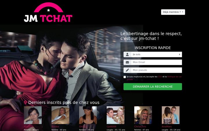 Screenshot of jm-tchat.com