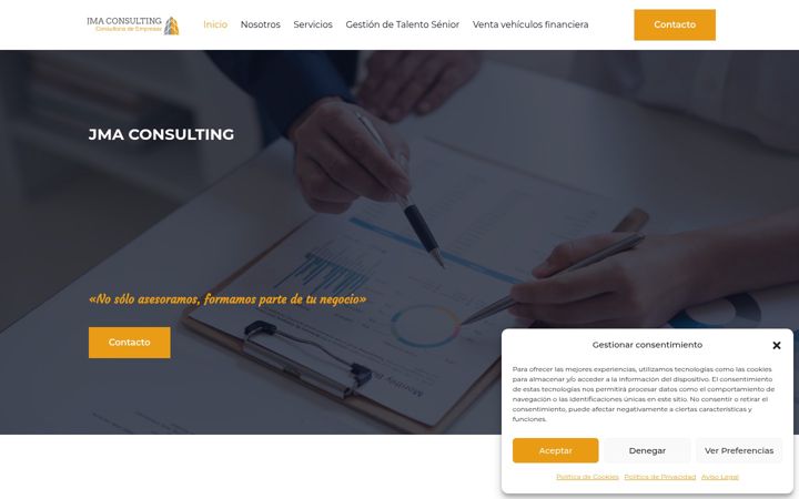 Screenshot of jmaconsulting.es
