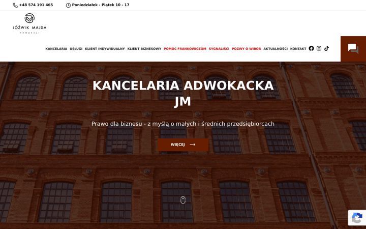 Screenshot of jmadwokaci.pl