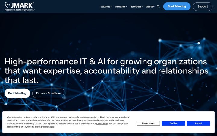 Screenshot of jmark.com