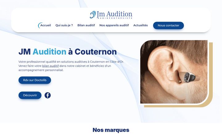 Screenshot of jmaudition-audioprothesiste21.fr