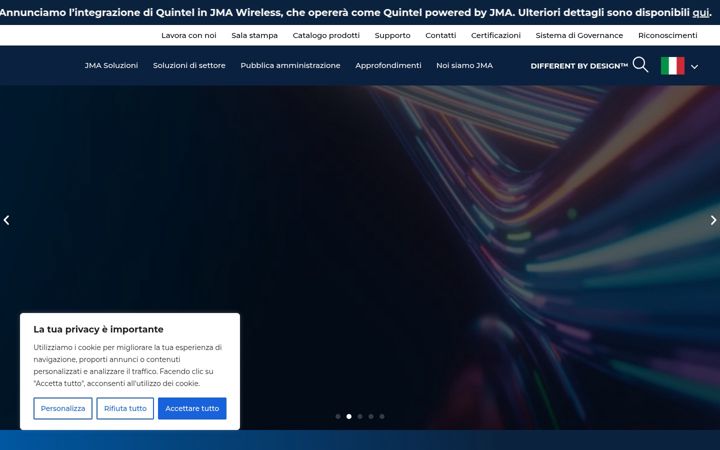 Screenshot of jmawireless.it