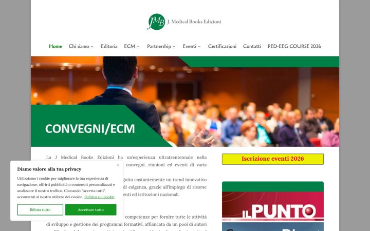 Screenshot of jmbedizioni.com