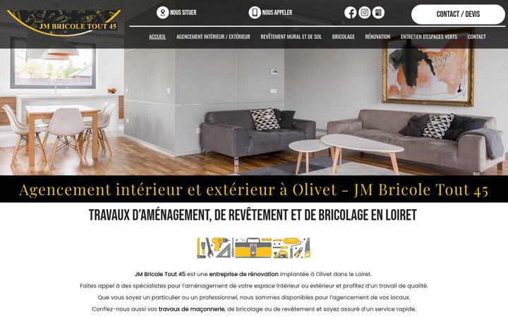 Screenshot of jmbricoletout45.fr