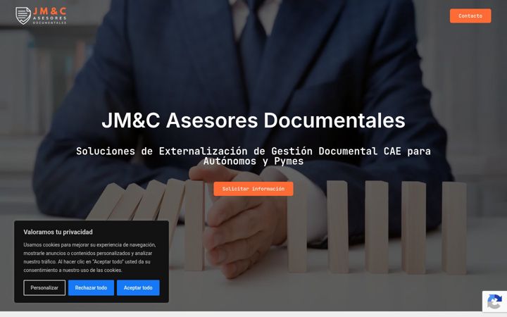 Screenshot of jmc-asesores.es