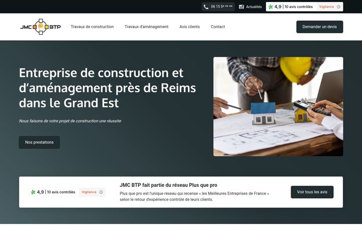 Screenshot of jmc-btp.fr