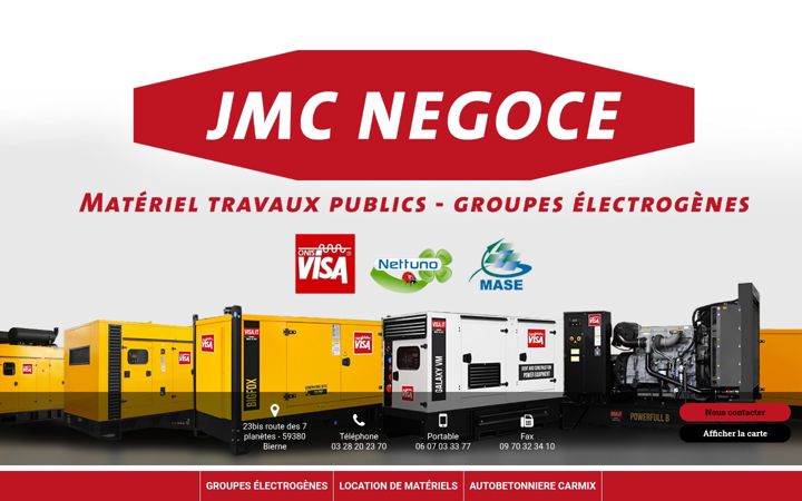 Screenshot of jmc-negoce.com