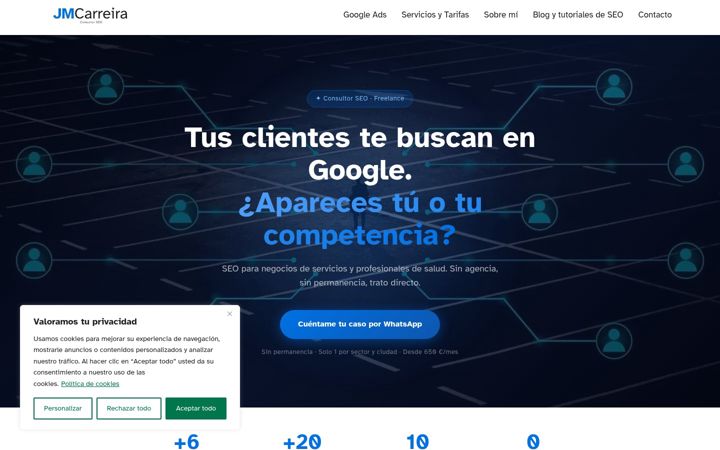 Screenshot of jmcarreira.net